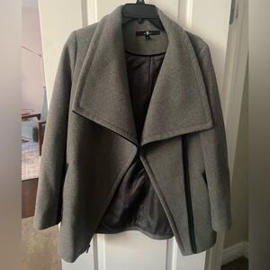 7 For All Mankind Grey Coat, 6 or Medium